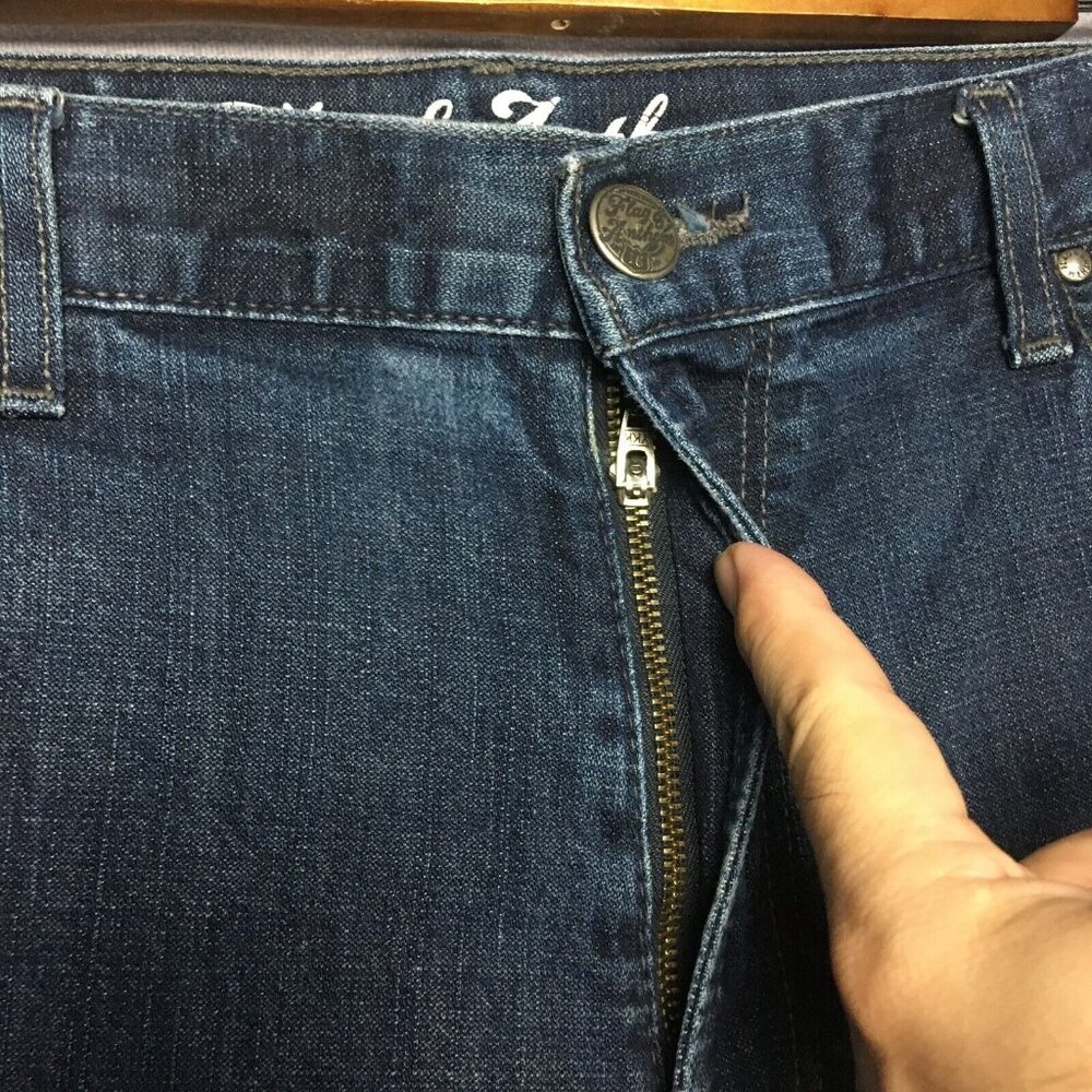 Flag and Anthem Mens‎ Oakland Slim Fit Blue Jeans size 40x34 Stretch Denim Pants - Picture 11 of 16
